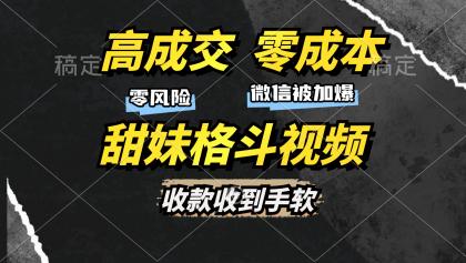 高成交零成本,售卖甜妹格斗视频,谁发谁火,加爆微信,收款收到手软-颜夕资源网-第17张图片 高成交零成本,售卖甜妹格斗视频,谁发谁火,加爆微信,收款收到手软-颜夕资源网-第17张图片