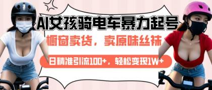 AI起号美女骑电车视频,日精准引流100+,轻松变现1W+-颜夕资源网-第17张图片 AI起号美女骑电车视频,日精准引流100+,轻松变现1W+-颜夕资源网-第17张图片