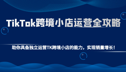 TikTok跨境小店运营全攻略:助你具备独立运营TK跨境小店的能力,实现销量增长!-颜夕资源网-第17张图片 TikTok跨境小店运营全攻略:助你具备独立运营TK跨境小店的能力,实现销量增长!-颜夕资源网-第17张图片