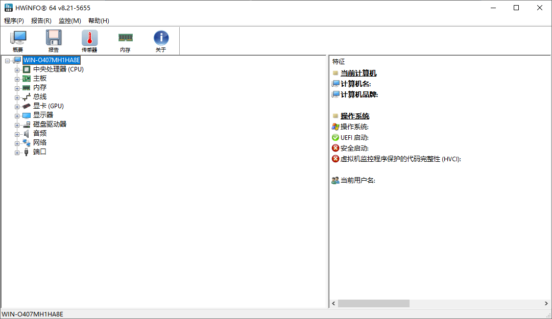 HWiNFO 专业系统信息诊断工具 v8.21.5655 便携版-颜夕资源网-第17张图片 HWiNFO 专业系统信息诊断工具 v8.21.5655 便携版-颜夕资源网-第17张图片
