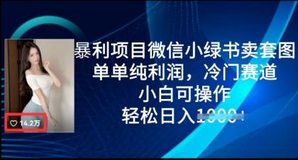 赚钱项目微信小绿书卖套图,仅仅净利润,小众跑道, 小白可实际操作,轻轻松松日入好几张-颜夕资源网-第17张图片 赚钱项目微信小绿书卖套图,仅仅净利润,小众跑道, 小白可实际操作,轻轻松松日入好几张-颜夕资源网-第17张图片