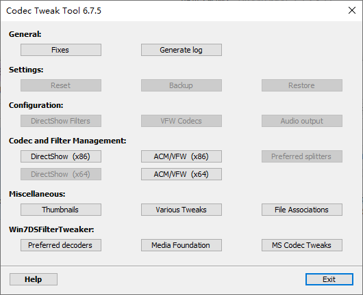 K-Lite Codec Tweak Tool(音频解码器优化) v6.7.5 绿色版-颜夕资源网-第17张图片 K-Lite Codec Tweak Tool(音频解码器优化) v6.7.5 绿色版-颜夕资源网-第17张图片