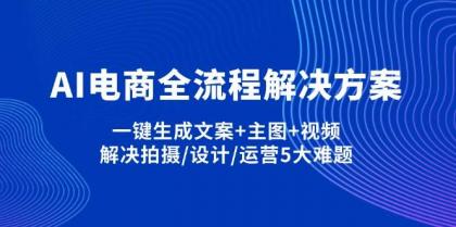 AI电商全流程解决方案,一键生成文案+主图+视频,解决拍摄/设计/运营5大难题-颜夕资源网-第17张图片 AI电商全流程解决方案,一键生成文案+主图+视频,解决拍摄/设计/运营5大难题-颜夕资源网-第17张图片