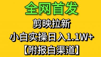 剪映拉新,小白实操单日收益1.1W+【附报白渠道】-颜夕资源网-第17张图片 剪映拉新,小白实操单日收益1.1W+【附报白渠道】-颜夕资源网-第17张图片