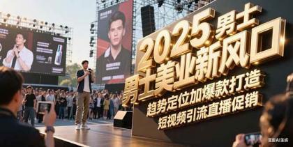 2025男士美业新风口,趋势定位加爆款打造,短视频引流直播促销-颜夕资源网-第17张图片 2025男士美业新风口,趋势定位加爆款打造,短视频引流直播促销-颜夕资源网-第17张图片
