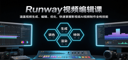 Runway视频编辑课,涵盖视频生成、编辑、优化,快速掌握影视级AI视频制作全栈技能-颜夕资源网-第17张图片 Runway视频编辑课,涵盖视频生成、编辑、优化,快速掌握影视级AI视频制作全栈技能-颜夕资源网-第17张图片