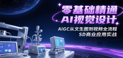 零基础精通AI视觉设计,AiGC从文生图到视频全流程,SD商业应用实战-颜夕资源网-第17张图片 零基础精通AI视觉设计,AiGC从文生图到视频全流程,SD商业应用实战-颜夕资源网-第17张图片
