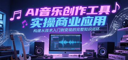 AI音乐创作工具实操商业应用,构建从技术入门到变现的完整知识闭环-颜夕资源网-第17张图片 AI音乐创作工具实操商业应用,构建从技术入门到变现的完整知识闭环-颜夕资源网-第17张图片