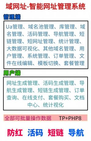域网址-智能网址管理系统v6.0防红活码导航-颜夕资源网-第17张图片 域网址-智能网址管理系统v6.0防红活码导航-颜夕资源网-第17张图片