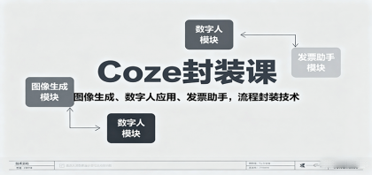 Coze封装课,图像生成、数字人应用、发票助手,流程封装技术-颜夕资源网-第17张图片 Coze封装课,图像生成、数字人应用、发票助手,流程封装技术-颜夕资源网-第17张图片
