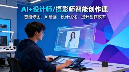 AI+设计师/摄影师智能创作课:智能修图、AI绘画、设计优化,提升创作效率-颜夕资源网-第17张图片 AI+设计师/摄影师智能创作课:智能修图、AI绘画、设计优化,提升创作效率-颜夕资源网-第17张图片