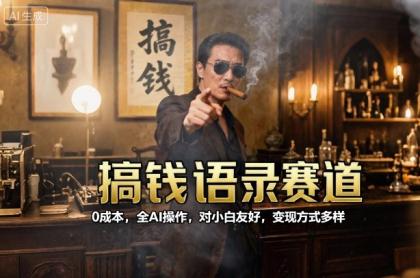 搞钱语录赛道,0成本,全AI操作,对小白友好,变现方式多样-颜夕资源网-第17张图片 搞钱语录赛道,0成本,全AI操作,对小白友好,变现方式多样-颜夕资源网-第17张图片