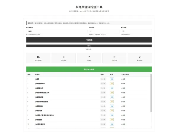 SEO关键词长尾词优化工具网页源码-颜夕资源网-第17张图片 SEO关键词长尾词优化工具网页源码-颜夕资源网-第17张图片