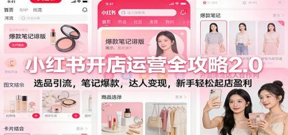 小红书开店运营全攻略2.0:选品引流,笔记爆款,达人变现,新手轻松起店盈利-颜夕资源网-第17张图片 小红书开店运营全攻略2.0:选品引流,笔记爆款,达人变现,新手轻松起店盈利-颜夕资源网-第17张图片
