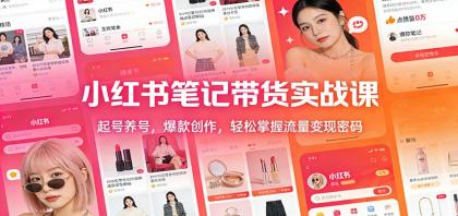 小红书笔记带货实战课:起号养号,爆款创作,轻松掌握流量变现密码-颜夕资源网-第17张图片 小红书笔记带货实战课:起号养号,爆款创作,轻松掌握流量变现密码-颜夕资源网-第17张图片