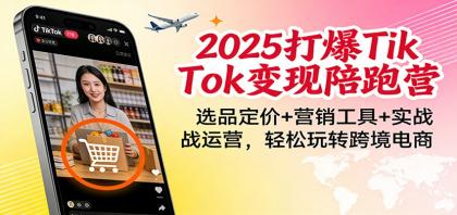 2025打爆TikTok变现陪跑营:选品定价+营销工具+实战运营,轻松玩转跨境电商-颜夕资源网-第17张图片 2025打爆TikTok变现陪跑营:选品定价+营销工具+实战运营,轻松玩转跨境电商-颜夕资源网-第17张图片