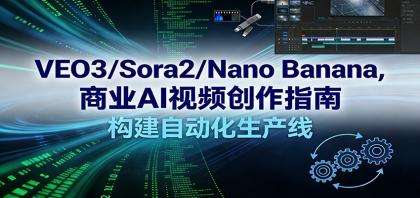 VEO3/Sora2/Nano Banana商业AI视频创作指南,构建自动化生产线-颜夕资源网-第17张图片 VEO3/Sora2/Nano Banana商业AI视频创作指南,构建自动化生产线-颜夕资源网-第17张图片