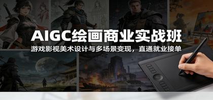 AIGC绘画商业实战班:游戏影视美术设计与多场景变现,直通就业接单-颜夕资源网-第17张图片 AIGC绘画商业实战班:游戏影视美术设计与多场景变现,直通就业接单-颜夕资源网-第17张图片