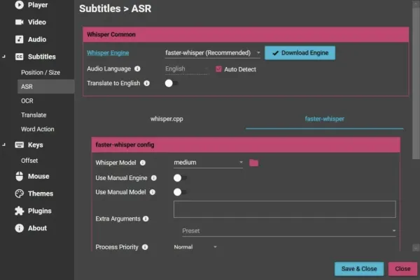 AI字幕生成播放器 LLPlayer 0.2.2-颜夕资源网-第18张图片 AI字幕生成播放器 LLPlayer 0.2.2-颜夕资源网-第18张图片