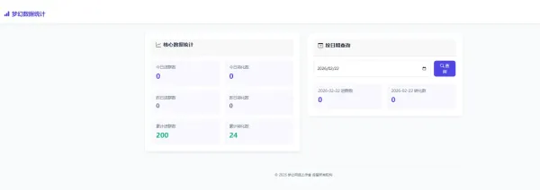 梦幻数据统计1.0版本，拉新推广可以后台指定数据的-颜夕资源网-第18张图片