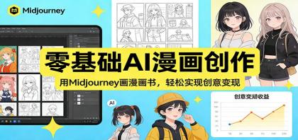 零基础AI漫画创作:用Midjourney画漫画书,轻松实现创意变现-颜夕资源网-第17张图片 零基础AI漫画创作:用Midjourney画漫画书,轻松实现创意变现-颜夕资源网-第17张图片
