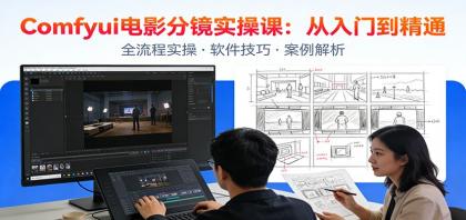ComfyUI电影分镜实操课:分镜一致性,全流程AI视频制作,零基础也能做专业分镜-颜夕资源网-第17张图片 ComfyUI电影分镜实操课:分镜一致性,全流程AI视频制作,零基础也能做专业分镜-颜夕资源网-第17张图片