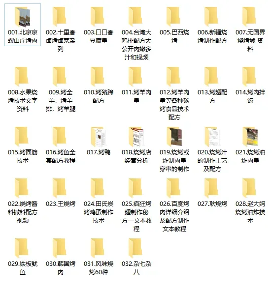 32套各类烧烤炭烤小吃技术合集,打工的牛马们,学门技术备个后路-颜夕资源网-第17张图片 32套各类烧烤炭烤小吃技术合集,打工的牛马们,学门技术备个后路-颜夕资源网-第17张图片