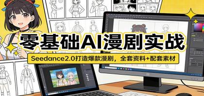 零基础AI漫剧实战:Seedance2.0打造爆款漫剧,全套资料+配套素材-颜夕资源网-第17张图片 零基础AI漫剧实战:Seedance2.0打造爆款漫剧,全套资料+配套素材-颜夕资源网-第17张图片