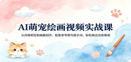 AI萌宠绘画视频实战课:从风格把控到画面创作,配套参考图与提示词,轻松画出治愈萌宠-颜夕资源网-第17张图片 AI萌宠绘画视频实战课:从风格把控到画面创作,配套参考图与提示词,轻松画出治愈萌宠-颜夕资源网-第17张图片