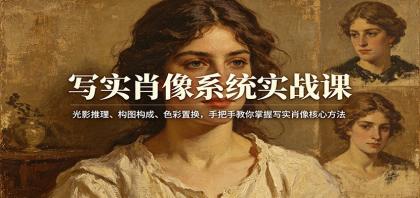 写实肖像系统实战课:光影推理、构图构成、色彩置换,手把手教你掌握写实肖像核心方法-颜夕资源网-第17张图片 写实肖像系统实战课:光影推理、构图构成、色彩置换,手把手教你掌握写实肖像核心方法-颜夕资源网-第17张图片