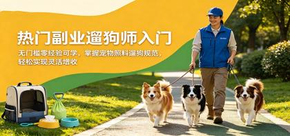 热门副业遛狗师入门,无门槛零经验可学,掌握宠物照料遛狗规范,轻松实现灵活增收-颜夕资源网-第17张图片 热门副业遛狗师入门,无门槛零经验可学,掌握宠物照料遛狗规范,轻松实现灵活增收-颜夕资源网-第17张图片