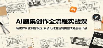 AI剧集创作全流程实战课:跳出碎片化制作误区,系统化打造逻辑完整成熟影视作品-颜夕资源网-第17张图片 AI剧集创作全流程实战课:跳出碎片化制作误区,系统化打造逻辑完整成熟影视作品-颜夕资源网-第17张图片