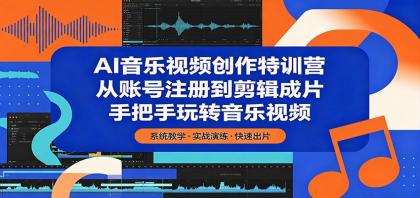 AI音乐视频创作特训营:从账号注册到剪辑成片,手把手玩转音乐视频-颜夕资源网-第17张图片 AI音乐视频创作特训营:从账号注册到剪辑成片,手把手玩转音乐视频-颜夕资源网-第17张图片