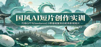 国风AI短片创作实训:巧用GPT与Seedance2.0零基础复刻白蛇传影视短片-颜夕资源网-第17张图片 国风AI短片创作实训:巧用GPT与Seedance2.0零基础复刻白蛇传影视短片-颜夕资源网-第17张图片