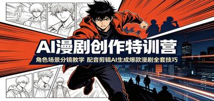 AI漫剧创作特训营:角色场景分镜教学,配音剪辑AI生成爆款漫剧全套技巧-颜夕资源网-第17张图片 AI漫剧创作特训营:角色场景分镜教学,配音剪辑AI生成爆款漫剧全套技巧-颜夕资源网-第17张图片