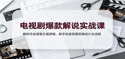 电视剧爆款解说实战课:解析作品增量价值逻辑,新手快速掌握剪辑成片全流程-颜夕资源网-第17张图片 电视剧爆款解说实战课:解析作品增量价值逻辑,新手快速掌握剪辑成片全流程-颜夕资源网-第17张图片